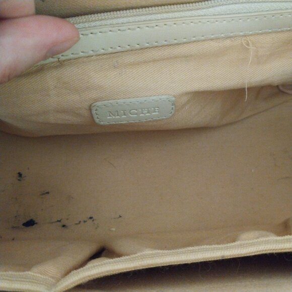 Miche Bag Classic Bag Base With Removable Straps Well Loved Condition Cream - Picture 8 of 16